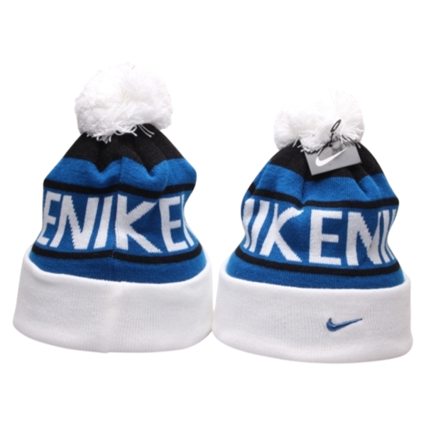 Шапка Nike Pom Beanie Hat Blue White